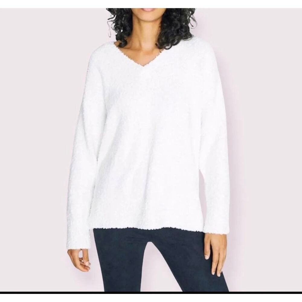 Sanctuary V-Neck oversized Teddy Sweater Medium